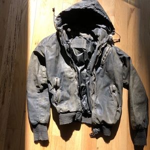 Giorgio-Brato-hooded-leather-jacket-green